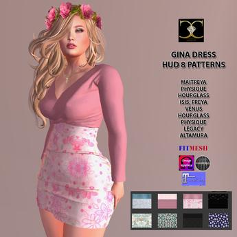 Second Life Marketplace - GINA WRAP DRESS FAT PACK